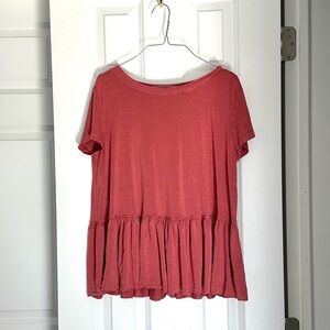 Mossimo Supply Co XS Peplum Tee